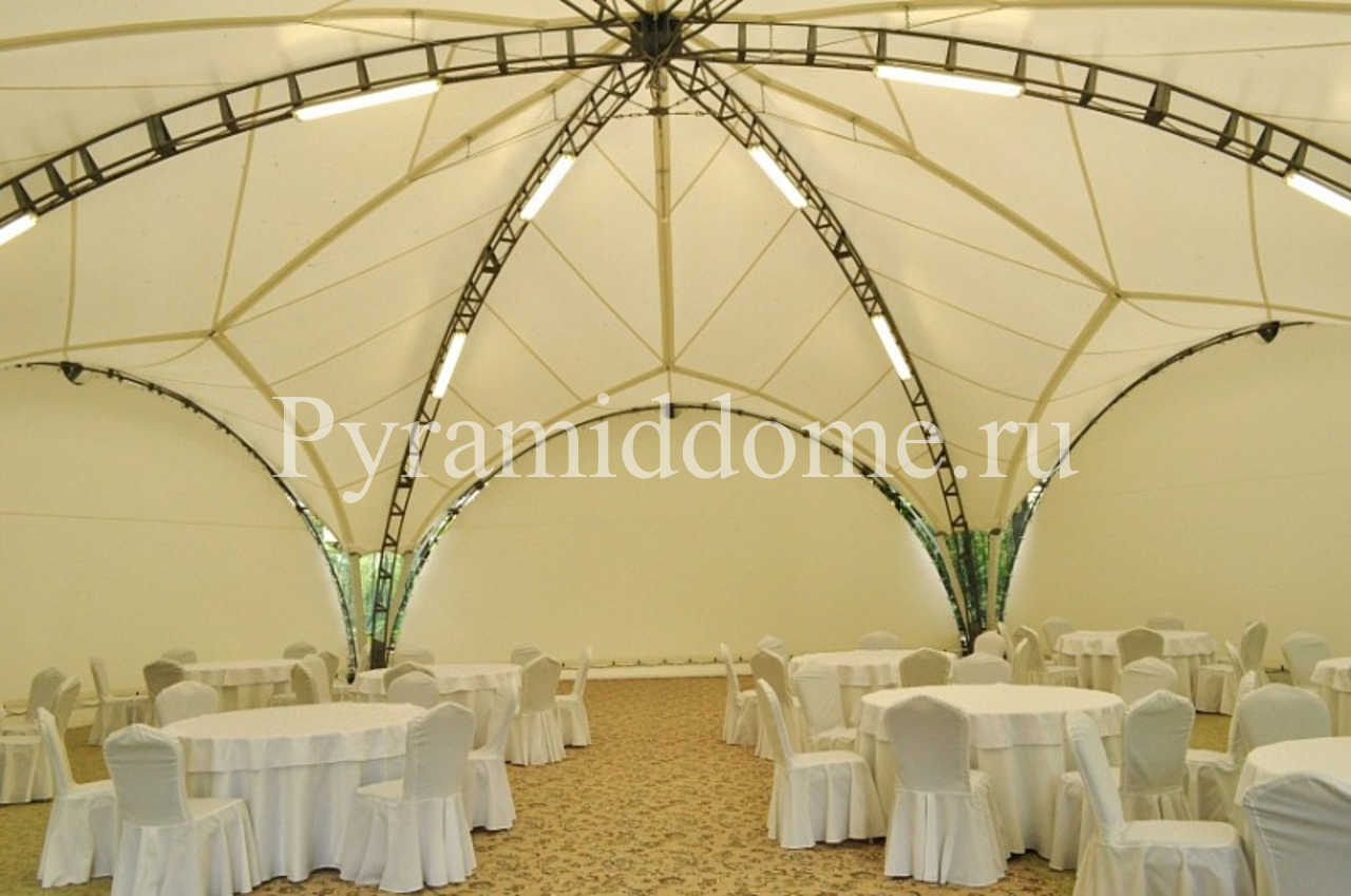АРОЧНЫЙ ШАТЕР ГЕКСАГОНАЛЬ 20Х17 - 260 М²
